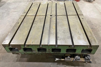 60″ X 72″ GIDDINGS & LEWIS AIRLIFT ROTARY INDEX TABLE
