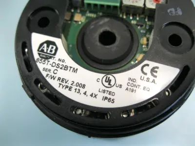 Allen-Bradley 855T-B24BC8 Strobe/Sound Tower Light  w 855T-DS2BTM Base B18