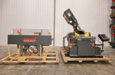 Marvel Model 2150A-PC3-60 Vertical Tilt-Frame Saw, 20″ x 25″ Capacity