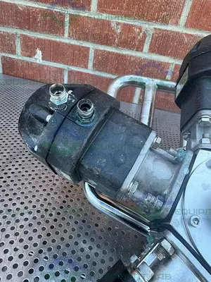 USED 5 ITT PURE FLO ADVANTAGE STAINLESS STEEL DIAPHRAGM VALVE W/ 1" SANITARY FITTING