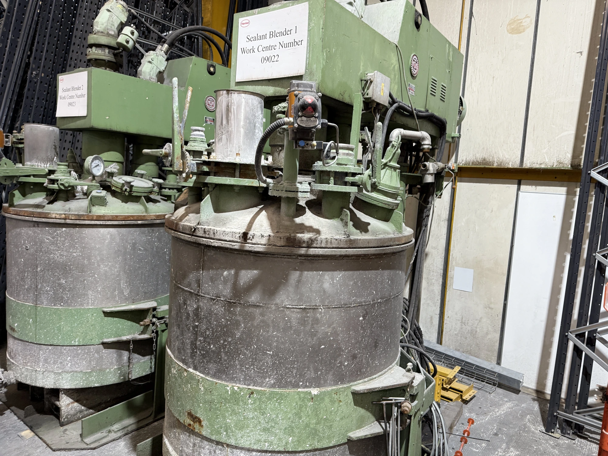 1,000L S/S Molteni Vacuum Mixer Type HG 1000 SV