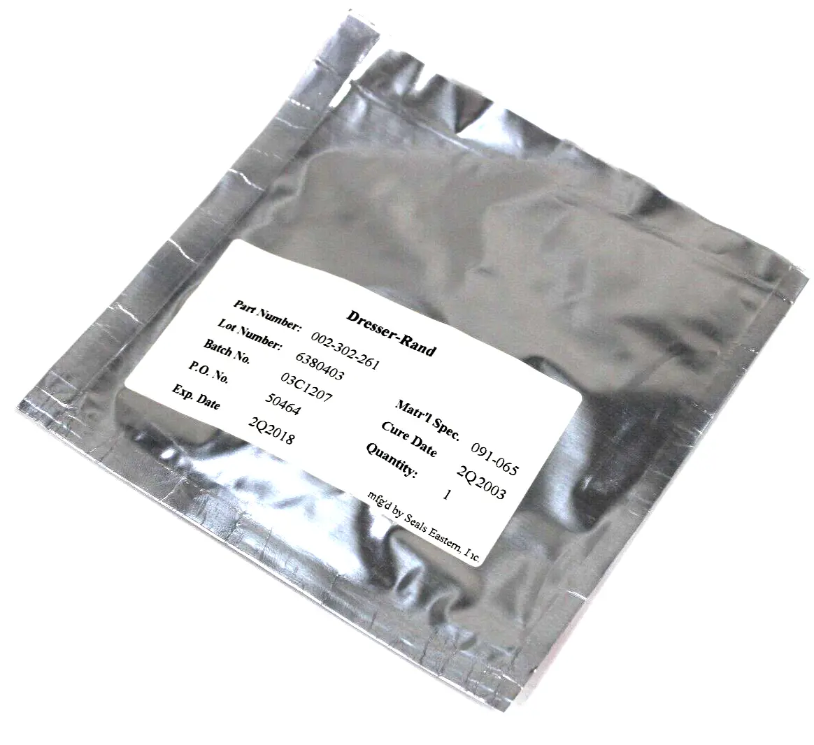 NEW SEALED DRESSER RAND 002-302-261 O RING KIT 002302261
