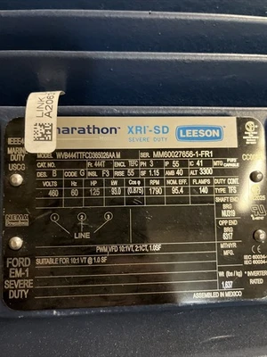 NEW Marathon Electric 444ttfcd365026