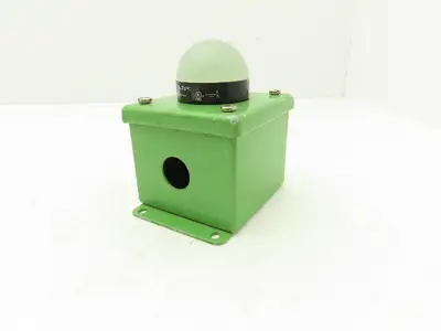 Banner K50LGRXPQ LED Indicator Dome 50mm EZ-LIGHT Red Green 18-30VDC Enclosure