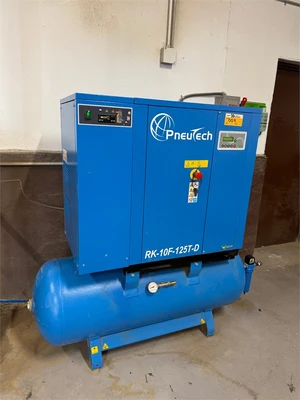 Used 2023 PNEUTECH "RK-10F-125T-D" Tank Mounted Air Compressors Illinois US | MachineryMax #1337482