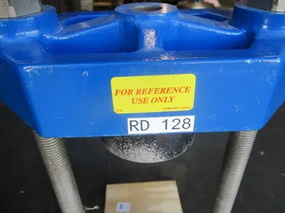 12 Ton, Fred S Carver, labratory pressure press, 24000 lb.