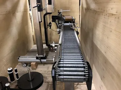 USED SOUTHERN CALIFORNIA PACKAGING CO. ST 1100 TUBE LABELER