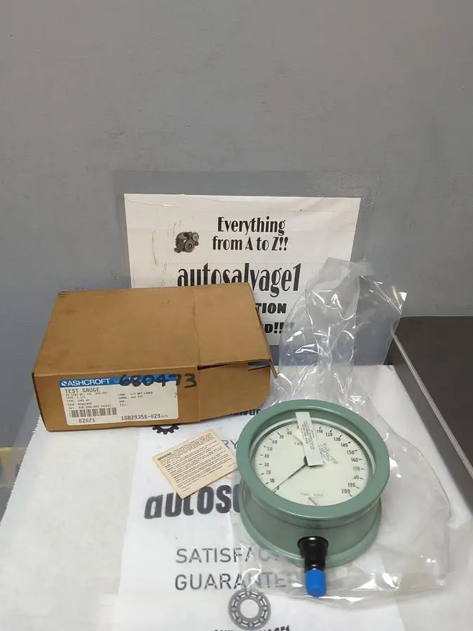 New | in-Stock ASHCROFT 45-1082-AS-021 Misc Electrical & Power Parts Ohio US | Surplus Asset Holdings #1242406