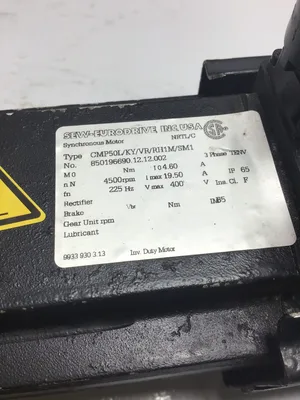 Sew-Eurodrive CMP50L/KY/VR/RH1M/SM1 Inverter Duty Servo Motor 4500RPM