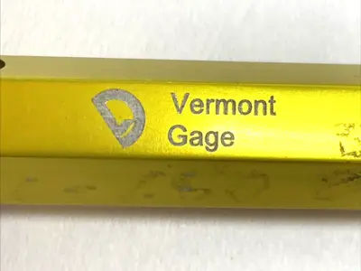 Used Vermont Gage GO Plug Thread Gage Male GO Only Pin & Plug Gages Michigan US | Maverick Industrial Sales #1397624