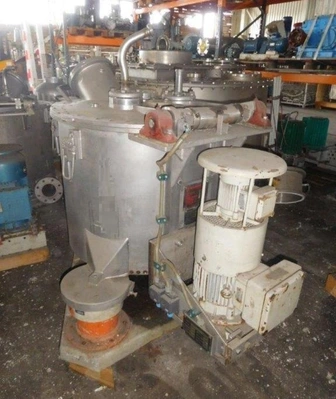 Ellerwerk 733 C perforate basket centrifuge, 316SS.