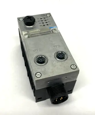 USED FESTO BUS NODE 548755 W/ CPX-GE-EV-S-7/8-4POL INTERLINK BLOCK 541248