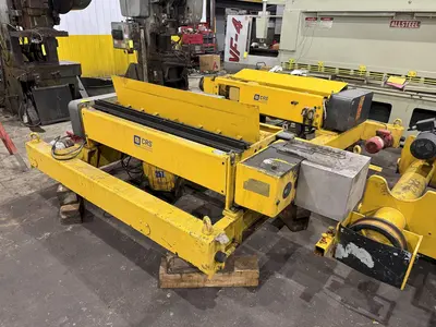 25 TON P&H OVERHEAD BRIDGE CRANE HOIST, NEW 1998, 66" GAUGE: YOBRO #24847
