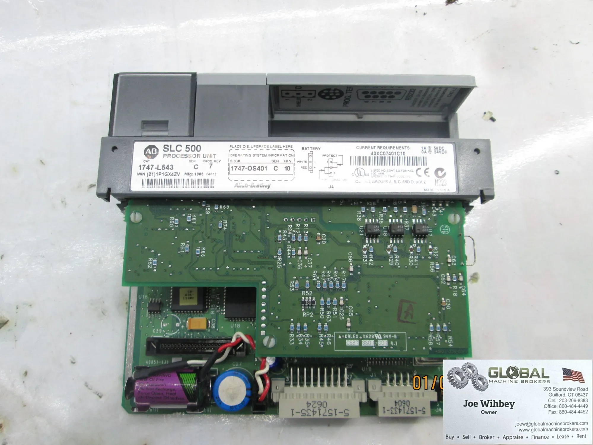 ALLEN BRADLEY 1747-L543 SLC 5/04 CPU Processor Unit Module