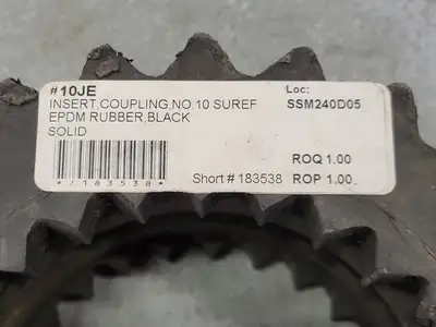 10JE Sleeve Coupling Insert 7.5" x 7.5" Bore