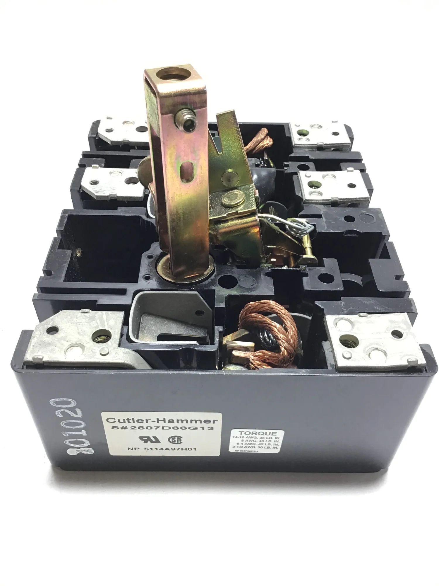 Eaton Cutler-Hammer A 60A VISI-Flex Switch 600VAC 250VDC 3Pole Panel Depth 5-3/16″/9-31/32″