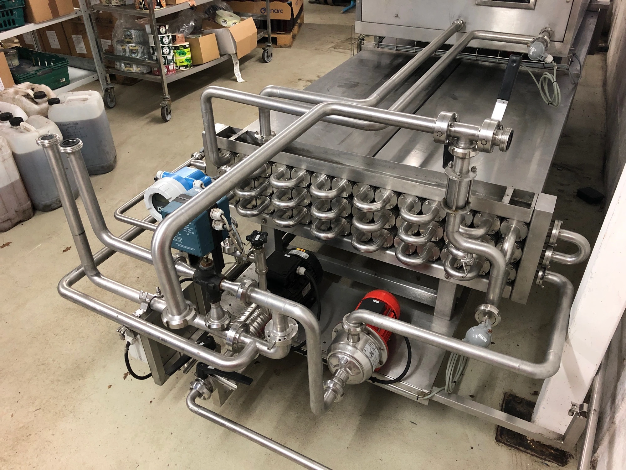 Actini S/S  Tube Type Pasteuriser Up to 1300LPH