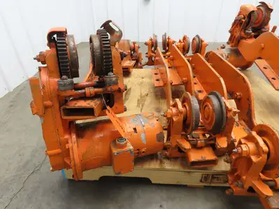 Cleveland Tramrail Bridge Crane Motorized End Truck Drive WA 5" Wheels  Set of 4