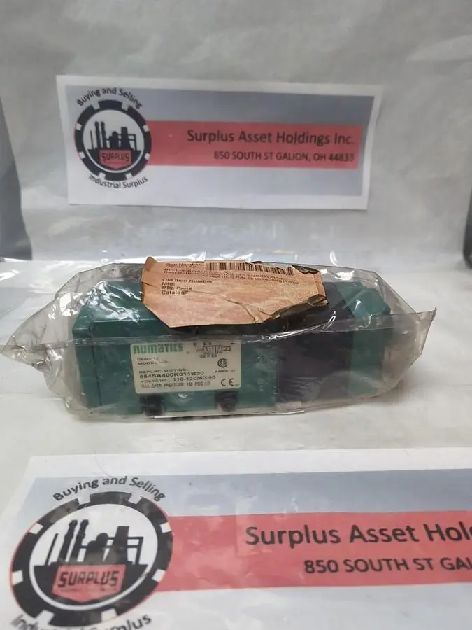 New | in-Stock NUMATICS 554SA400K011B30 Solenoid Valves Ohio US | Surplus Asset Holdings #1247683