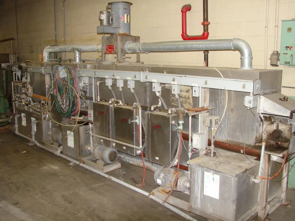 SPC3743  Washer Manufacturing Resources 4 stage, spray washer, 10" w x 5.75" h work opening, Stainless Steel