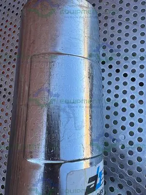 USED ALLEGHENY BRADFORD 6.2 LITER  STAINLESS STEEL FILTER HOUSING 150 PSIG