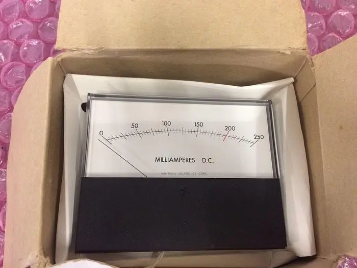 Milliamperes meter measure