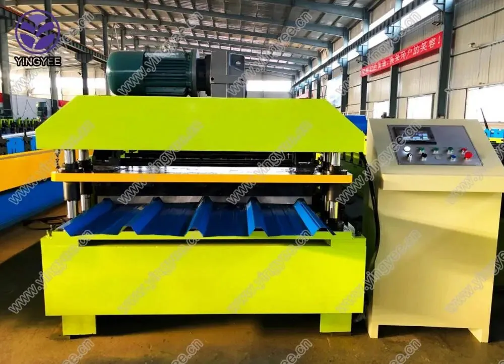 Metal Galvanized IBR Trapezoid Roll Forming Machine in China