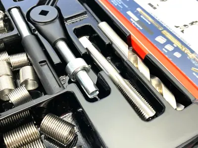 USED RECOIL PRO SERIES HELICAL INSERT THREAD REPAIR KIT, 6-INSERTS, EACH SIZE