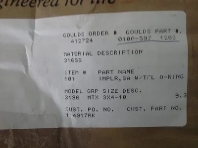 USED Goulds 3196