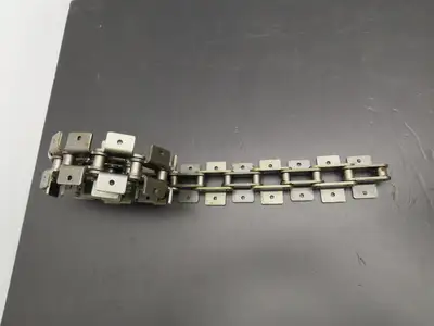 HKK C2060H Conveyor Attachment Roller Chain 1.5" Dbl Pitch 41"L  Lot of 8pcs