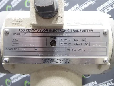 ABB Kent-Taylor 326-LT Electronic Transmitter 275 PSIG 25 to 150 InH2O New