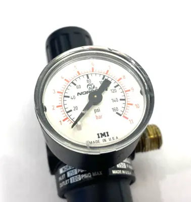 Used IMI Norgren Modular Filter/Regulator, Relieving, with Gauge Air Pressure Regulators Michigan US | Maverick Industrial Sales #1402941