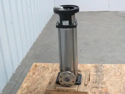 Flo Fab Ebara EVMU 16 10 Stainless Steel Vertical Multistage Pump 2"