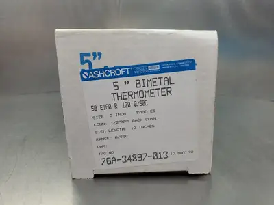 Used ASHCROFT 50 EI60 R 120 0/50C Pyrometers South Carolina US | Palmetto Automation #1505551