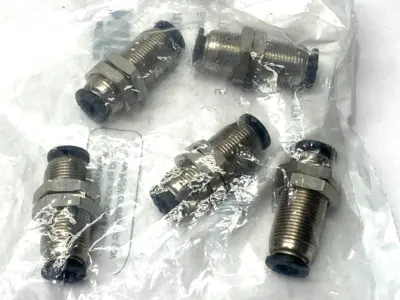 New | in-Stock Nitra Pneumatic Push-to-Connect Union Fitting 1/4" PACKAGE OF 5 Parts (Hydraulics and Pneumatics) Michigan US | Maverick Industrial Sales #1391780