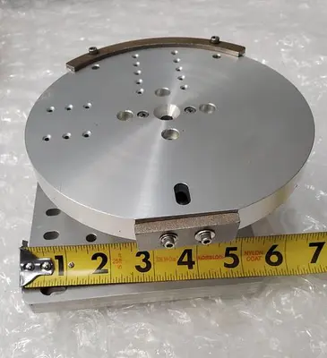 MICROSCOPE STAGE FIXTURE STAINLESS STEEL