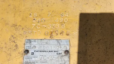 USED CATERPILLAR 1100KW CAT 3512
