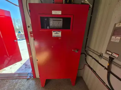 Containerized Foam Fire Suppression System w/ Deluge Valve, Potter Controls & Piping Manifold