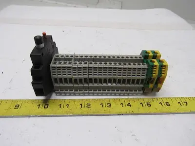 Allen Bradley 1492-GH100 10A 125V 50/60Hz 65VDC Breaker Terminal DIN Assembly