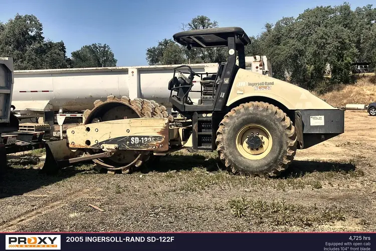 Used 2005 INGERSOLL-RAND SD-122F Single Drum Rollers California US | Proxy Equipment #1385125