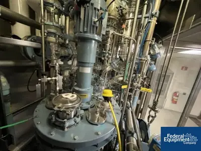 USED BUCHI 107/107 Liter Buchi Kilo Lab Reactor Train System, Glass Lined