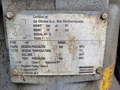 USED 1998 ATLAS COPCO GA 37