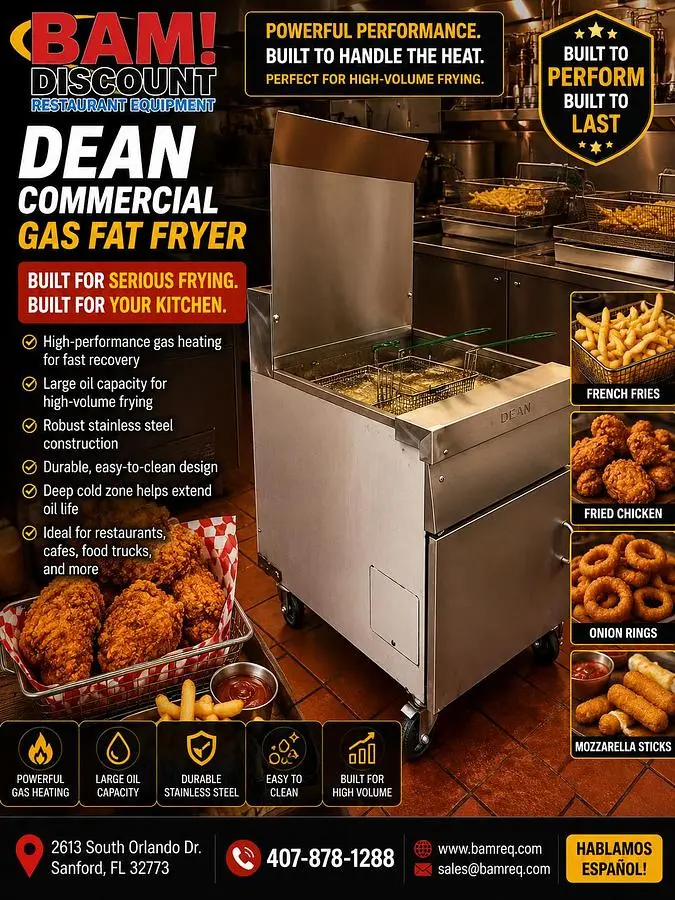 Used DEAN 12424GN Cookers / Coolers / Fryers Florida US | BAM Discount Restaurant Equipment #1261610