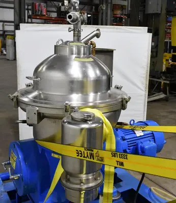Westfalia SA 20-06-576 clarifier centrifuge skid, 316SS.