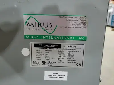 USED MIRUS AUHF-60-600-60-D-E1