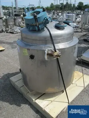USED Pfaudler 100 Gal Pfaudler Reactor Body, 316 s/s 50/65#