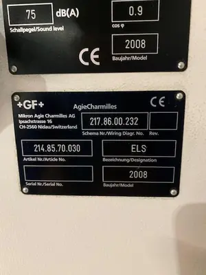 USED 2008 MIKRON HSM 800