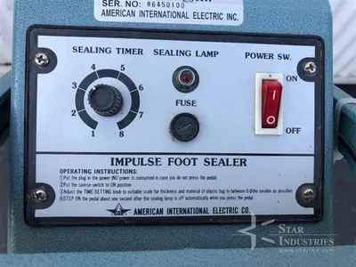 Used _UNKNOWN_ _UNKNOWN_ Impulse Sealers California US | Star Industries #1255162