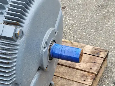 100/25 hp, 575 volts, 1780/890 rpm, 444TS Electric Motor Type HSB