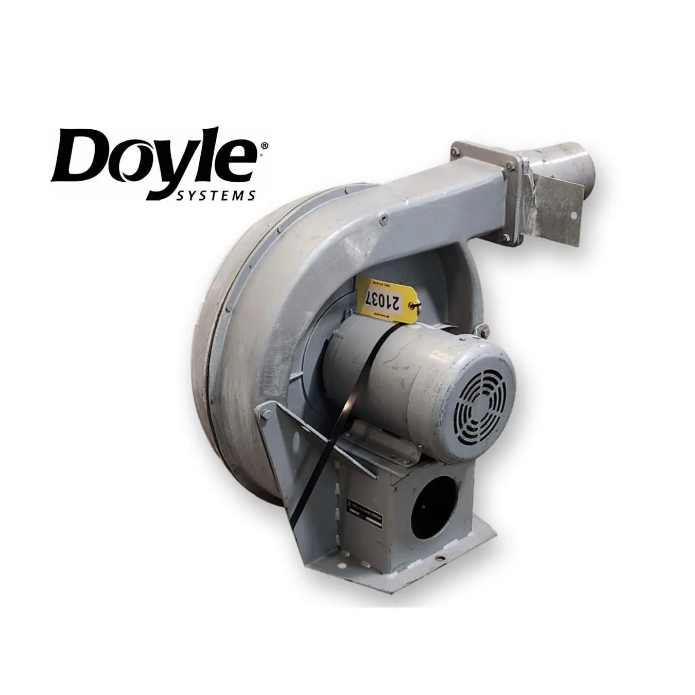 Used 10HP Doyle Aluminum Centrifugal Blower, 3500RPM